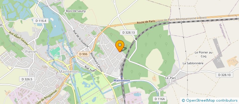 localisation de l'entreprise MONSIEUR THIERRY LEON WALD à MAINTENON