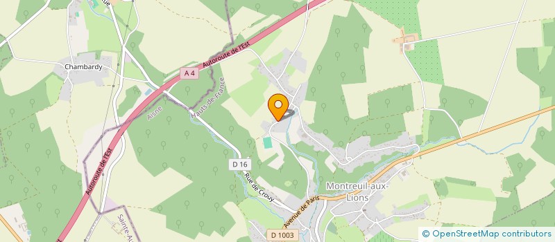 localisation de l'entreprise MONSIEUR THIERRY LEPAN  MONTREUIL-AUX-LIONS