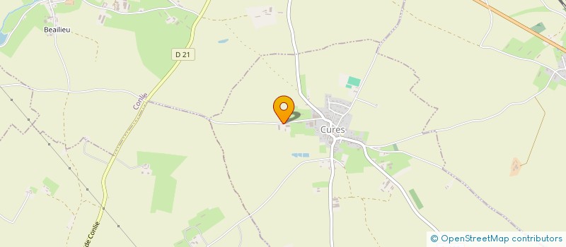 localisation de l'entreprise MONSIEUR THIERRY LEPELTIER  CURES