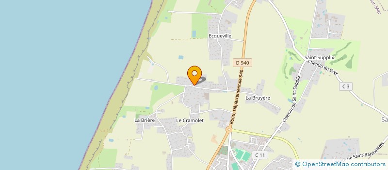 localisation de l'entreprise MONSIEUR THIERRY LEPLAT  OCTEVILLE-SUR-MER