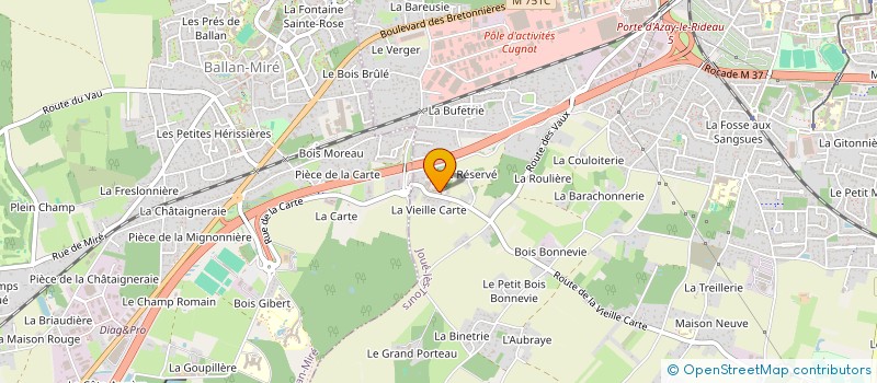 localisation de l'entreprise MONSIEUR THIERRY LEPRINCE à JOUE-LES-TOURS
