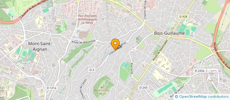 localisation de l'entreprise MONSIEUR THIERRY LEPROU à BOIS-GUILLAUME