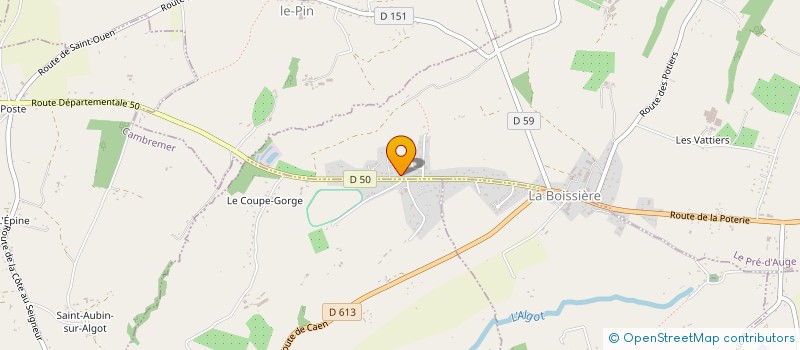 localisation de l'entreprise MONSIEUR THIERRY LEROY  LE PRE D'AUGE