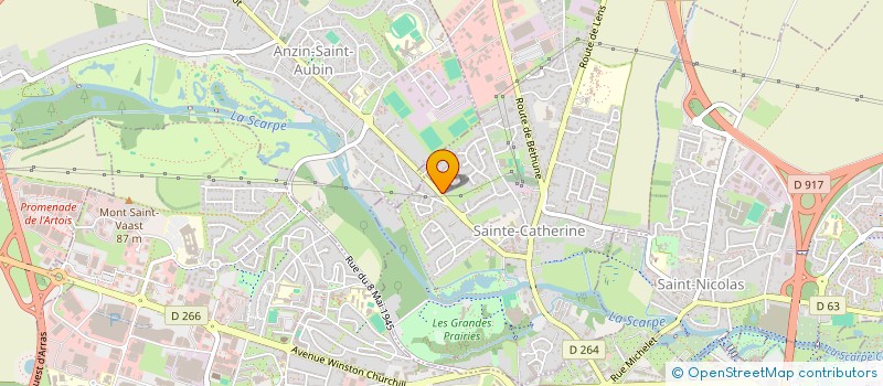 localisation de l'entreprise MONSIEUR THIERRY LEROY  SAINTE-CATHERINE