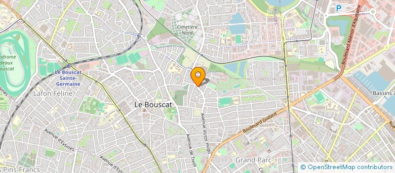 localisation de l'entreprise MONSIEUR THIERRY LESCURE  LE BOUSCAT
