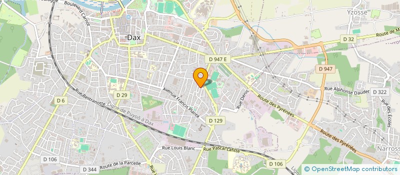 localisation de l'entreprise MONSIEUR THIERRY LESPARRE à DAX