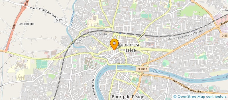 localisation de l'entreprise MONSIEUR THIERRY LESPECT  ROMANS-SUR-ISERE