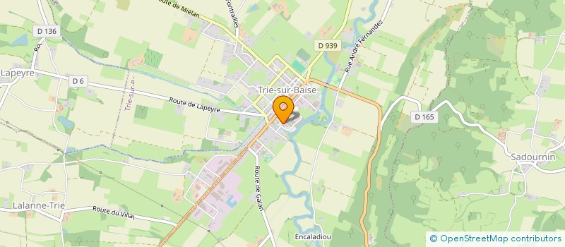 localisation de l'entreprise MONSIEUR THIERRY LESTRADE  TRIE-SUR-BAISE