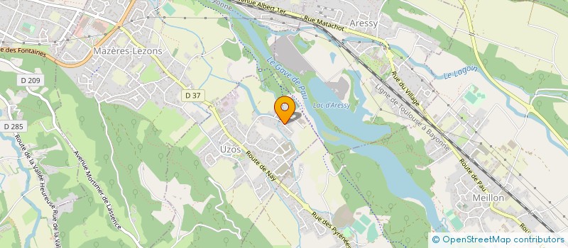 localisation de l'entreprise MONSIEUR THIERRY LESUR  UZOS