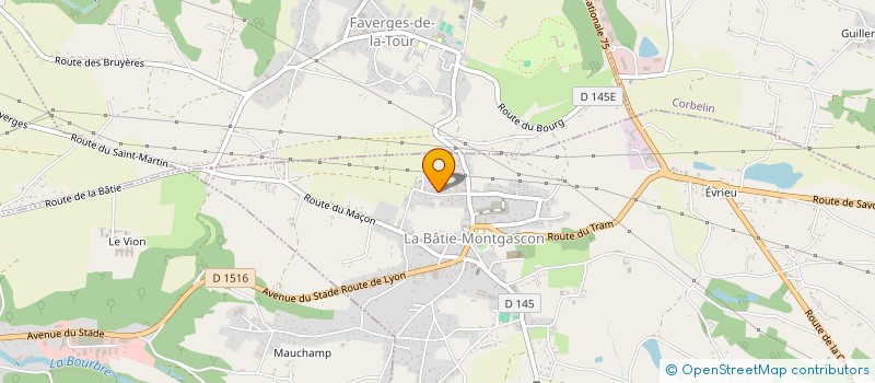 localisation de l'entreprise MONSIEUR THIERRY LESUR  LA BATIE-MONTGASCON