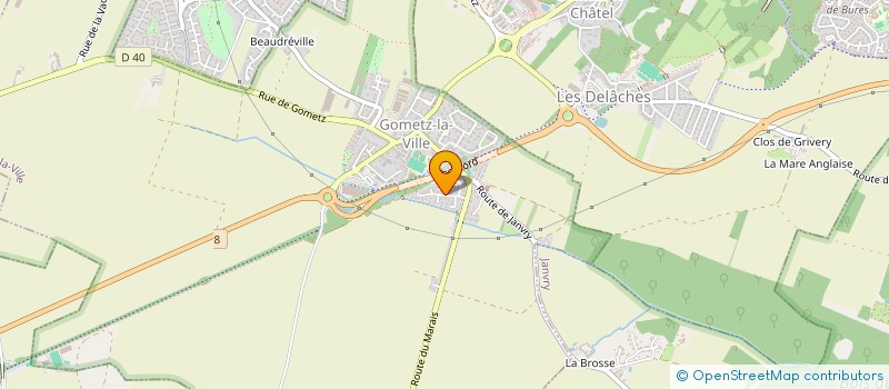 localisation de l'entreprise MONSIEUR THIERRY LETERTRE  GOMETZ-LA-VILLE