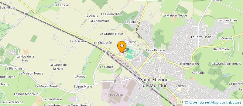 localisation de l'entreprise MONSIEUR THIERRY LETONNELIER  LE TEMPLE-DE-BRETAGNE