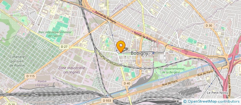 localisation de l'entreprise MONSIEUR THIERRY LETURQUE  BOBIGNY