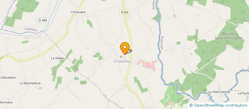 localisation de l'entreprise MONSIEUR THIERRY LEVARDON  CHAULIEU