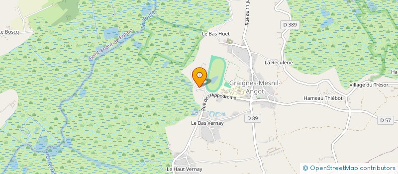 localisation de l'entreprise MONSIEUR THIERRY LEVAVASSEUR  GRAIGNES-MESNIL-ANGOT