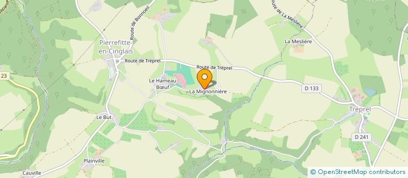 localisation de l'entreprise MONSIEUR THIERRY LEVIEUX à PIERREFITTE-EN-CINGLAIS