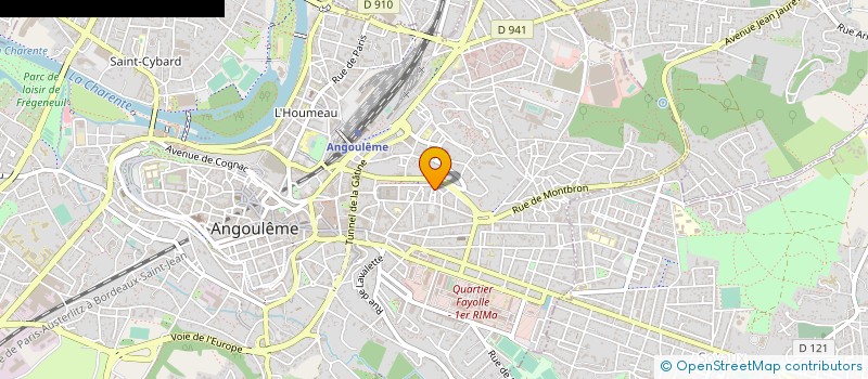 localisation de l'entreprise MONSIEUR THIERRY LEYBROS à ANGOULEME