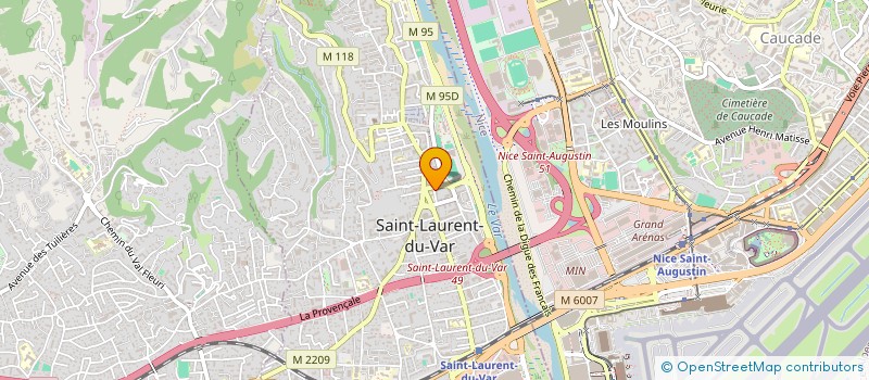 localisation de l'entreprise MONSIEUR THIERRY LEYKO à SAINT-LAURENT-DU-VAR