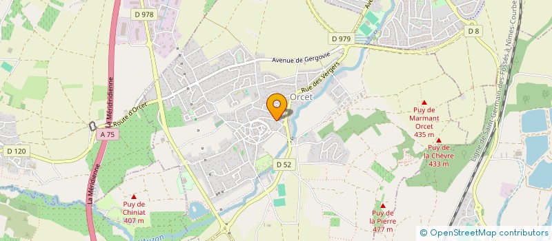 localisation de l'entreprise MONSIEUR THIERRY LHOSTE  ORCET