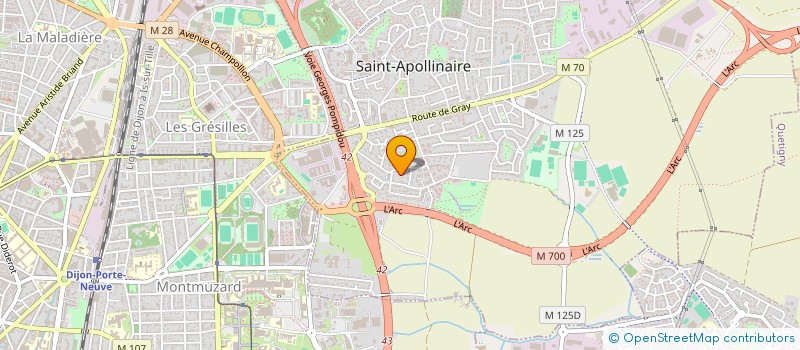 localisation de l'entreprise MONSIEUR THIERRY LHOSTE à SAINT-APOLLINAIRE