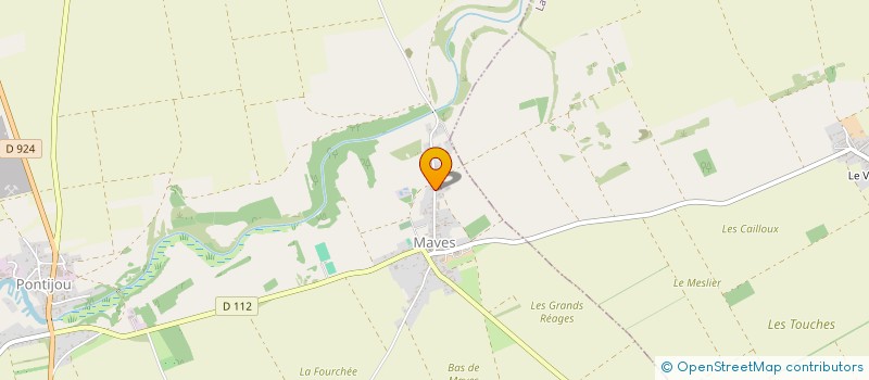 localisation de l'entreprise MONSIEUR THIERRY LHUILIER  MAVES