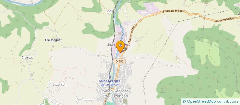 localisation de l'entreprise MONSIEUR THIERRY LIBOUREL  SAINT-GEORGES-DE-LUZENCON