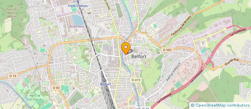 localisation de l'entreprise MONSIEUR THIERRY LIEGEOIS à BELFORT