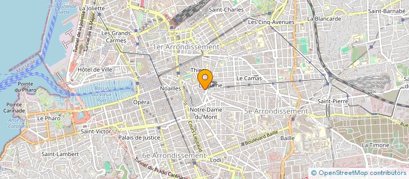 localisation de l'entreprise MONSIEUR THIERRY LIGNIERES à MARSEILLE