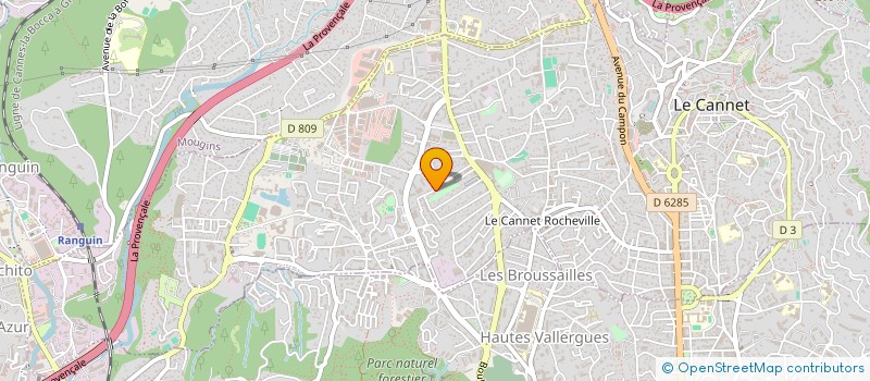 localisation de l'entreprise MONSIEUR THIERRY LIONS à LE CANNET