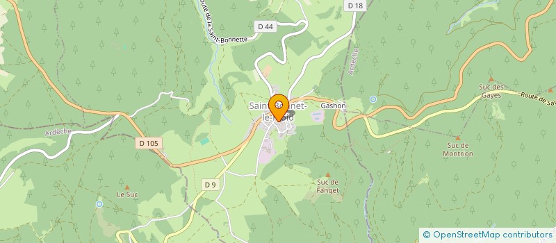 localisation de l'entreprise MONSIEUR THIERRY LIOTARD  SAINT-BONNET-LE-FROID