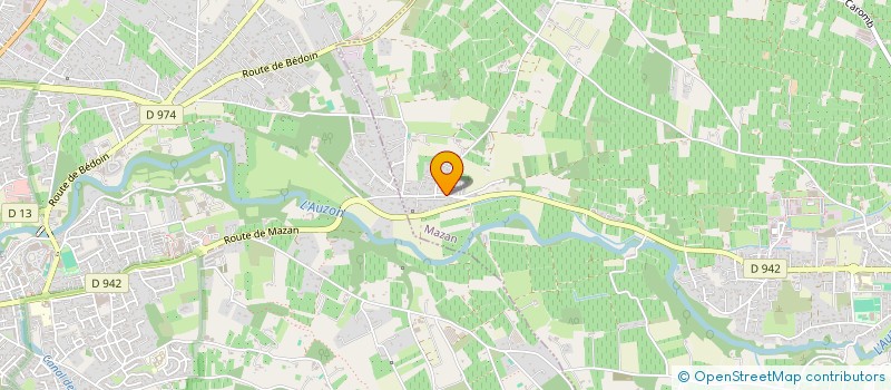 localisation de l'entreprise MONSIEUR THIERRY LOBBE  MAZAN