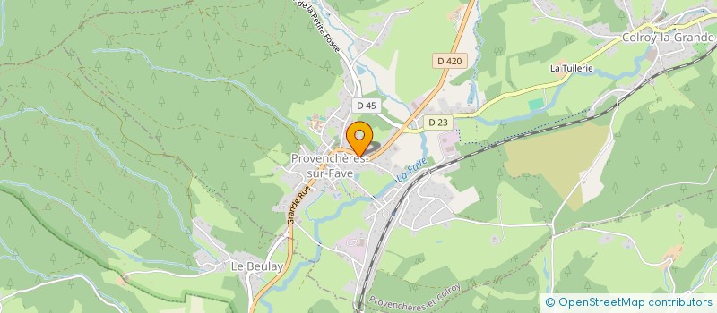 localisation de l'entreprise MONSIEUR THIERRY LOCATELLI  PROVENCHERES-ET-COLROY