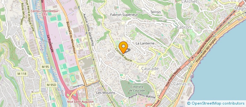 localisation de l'entreprise MONSIEUR THIERRY LOCCAS  NICE