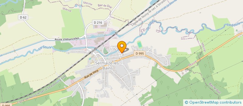 localisation de l'entreprise MONSIEUR THIERRY LOGETTE  SERMAIZE-LES-BAINS