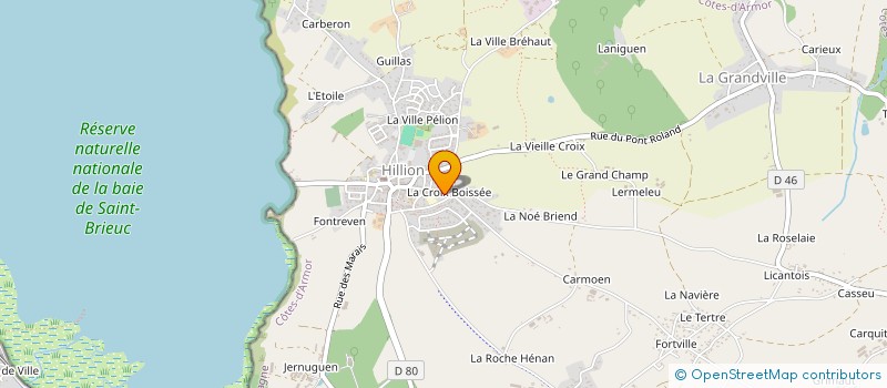 localisation de l'entreprise MONSIEUR THIERRY LOHEAC  HILLION