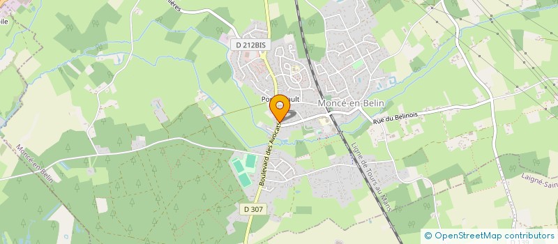 localisation de l'entreprise MONSIEUR THIERRY LOISON  MONCE-EN-BELIN