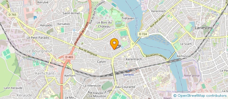 localisation de l'entreprise MONSIEUR THIERRY LOMINE à LORIENT