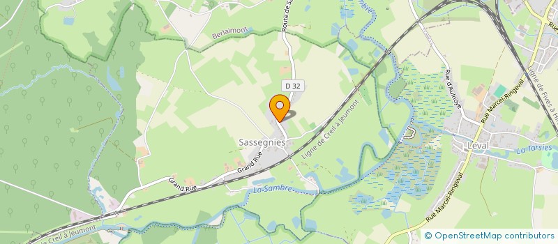 localisation de l'entreprise MONSIEUR THIERRY LONGLE  SASSEGNIES