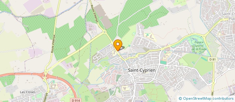 localisation de l'entreprise MONSIEUR THIERRY LOPEZ à SAINT-CYPRIEN