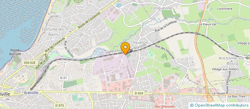 localisation de l'entreprise MONSIEUR THIERRY LOQUET  GRANVILLE