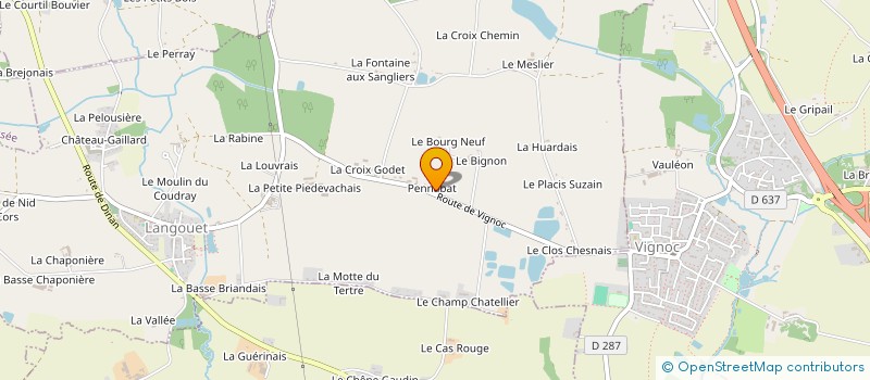 localisation de l'entreprise MONSIEUR THIERRY LORANT  LANGOUET