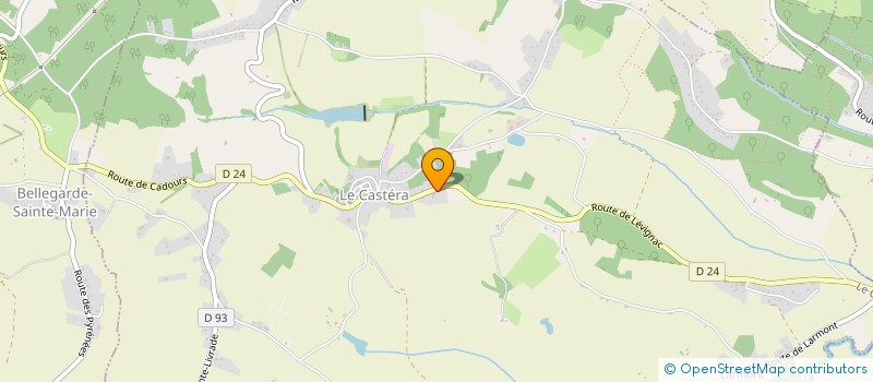 localisation de l'entreprise MONSIEUR THIERRY LORENZO  LE CASTERA