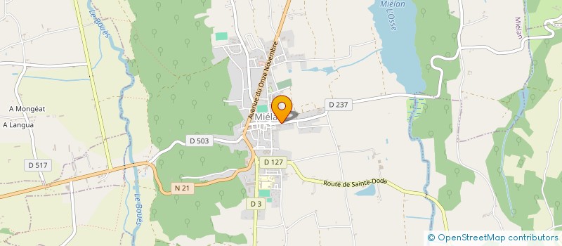 localisation de l'entreprise MONSIEUR THIERRY LORENZON  MIELAN