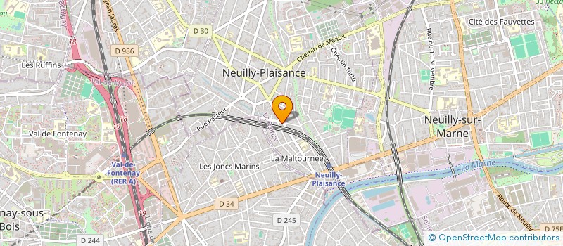 localisation de l'entreprise MONSIEUR THIERRY LORTAL  NEUILLY-PLAISANCE