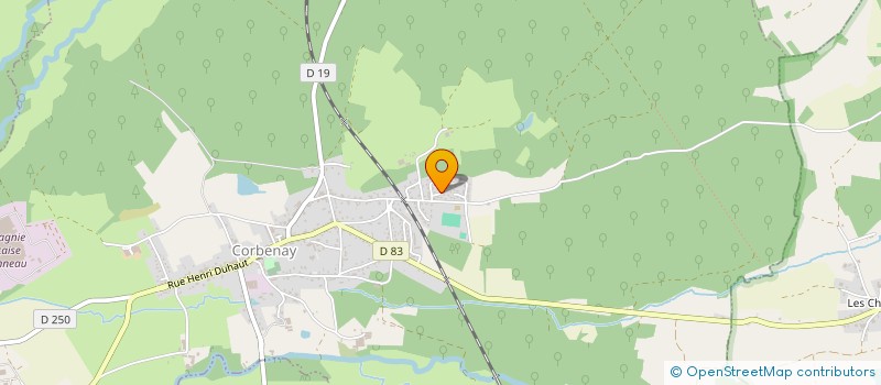 localisation de l'entreprise MONSIEUR THIERRY LOTTIN  CORBENAY