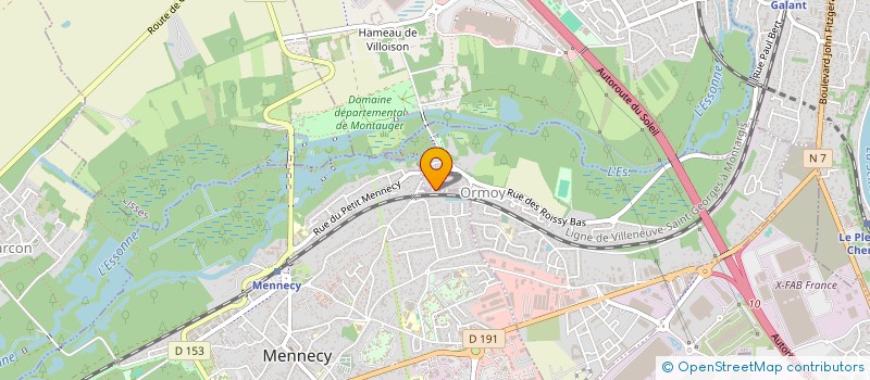 localisation de l'entreprise MONSIEUR THIERRY LOTZ  ORMOY