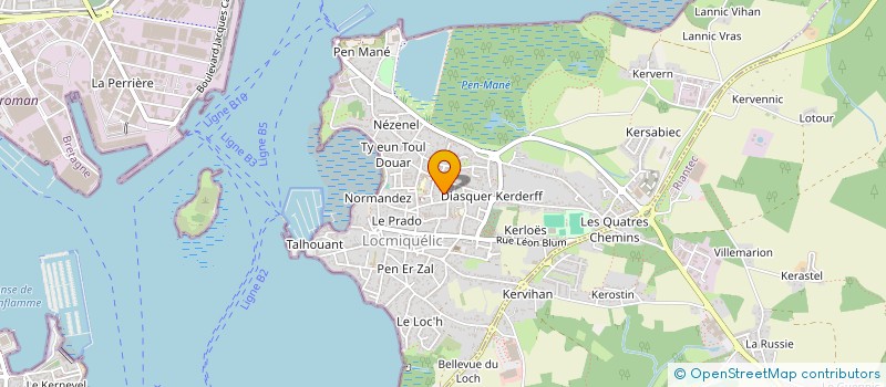 localisation de l'entreprise MONSIEUR THIERRY LOTZ à LOCMIQUELIC