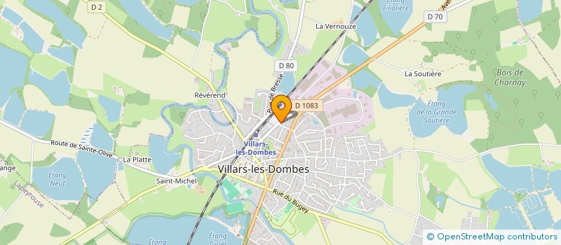 localisation de l'entreprise MONSIEUR THIERRY LOUBIGNES à VILLARS-LES-DOMBES