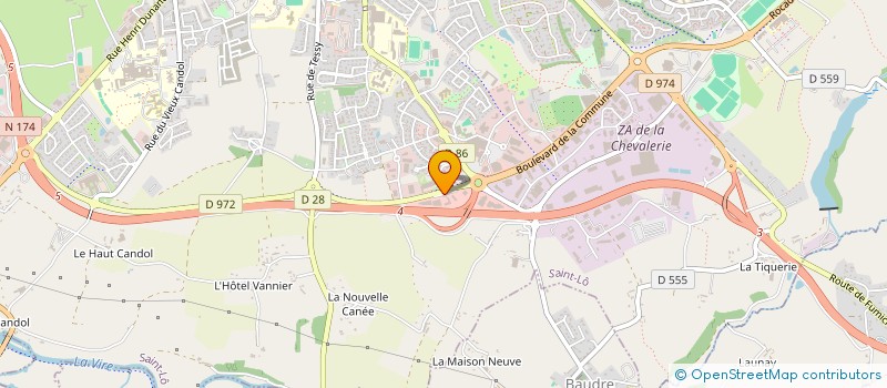 localisation de l'entreprise MONSIEUR THIERRY LOUIS  SAINT-LO