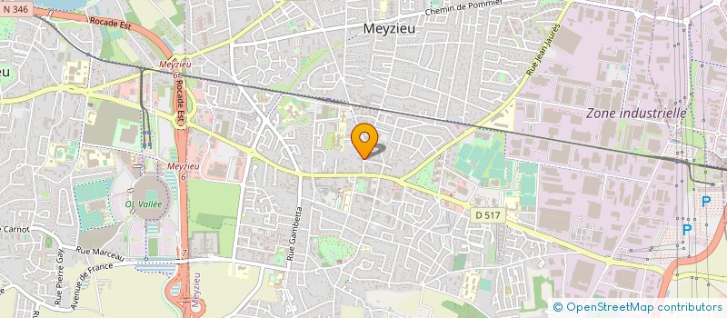 localisation de l'entreprise MONSIEUR THIERRY LOUP à MEYZIEU